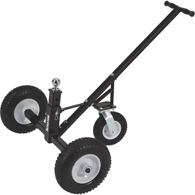 3-Wheel Adjustable Trailer Dolly — 800 Lb. Capacity